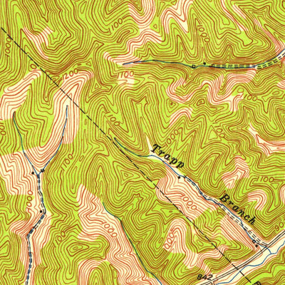 United States Geological Survey White Oak, KY (1951, 24000-Scale) digital map
