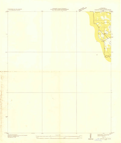 United States Geological Survey White Oak, MS (1935, 24000-Scale) digital map