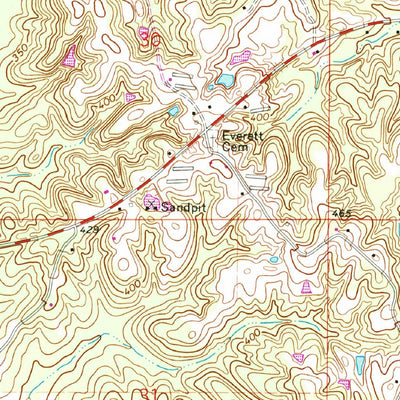 United States Geological Survey White Oak, MS (1968, 24000-Scale) digital map