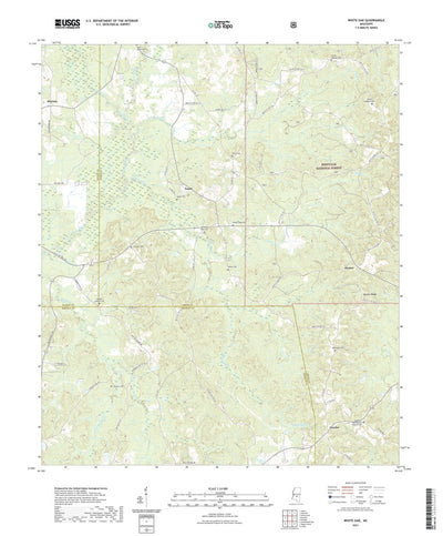 United States Geological Survey White Oak, MS (2021, 24000-Scale) digital map