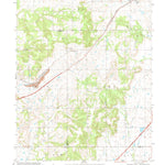 United States Geological Survey White Oak, OK (1970, 24000-Scale) digital map