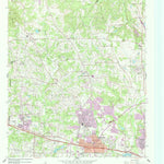 United States Geological Survey White Oak, TX (1960, 24000-Scale) digital map