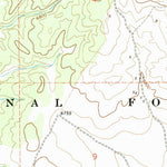 United States Geological Survey White Oaks North, NM (1973, 24000-Scale) digital map
