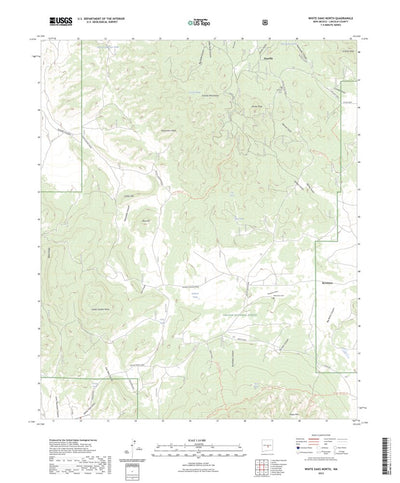 United States Geological Survey White Oaks North, NM (2023, 24000-Scale) digital map
