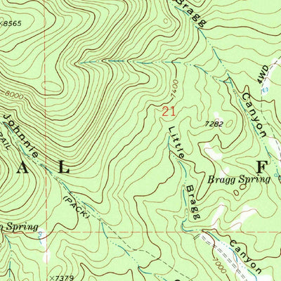 United States Geological Survey White Oaks South, NM (1973, 24000-Scale) digital map