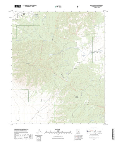 United States Geological Survey White Oaks South, NM (2023, 24000-Scale) digital map