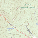 United States Geological Survey White Oaks South, NM (2023, 24000-Scale) digital map