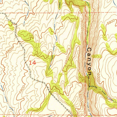 United States Geological Survey White Owl Butte, ID (1951, 24000-Scale) digital map