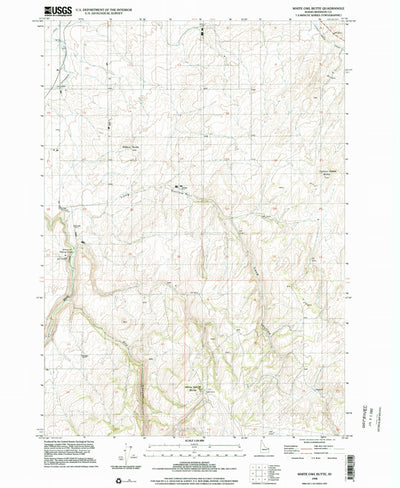United States Geological Survey White Owl Butte, ID (1998, 24000-Scale) digital map