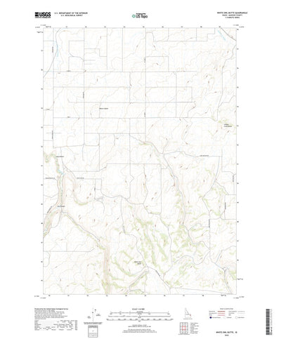 United States Geological Survey White Owl Butte, ID (2020, 24000-Scale) digital map