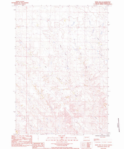 United States Geological Survey White Owl SE, SD (1983, 24000-Scale) digital map