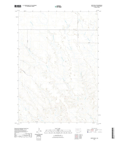 United States Geological Survey White Owl SE, SD (2021, 24000-Scale) digital map