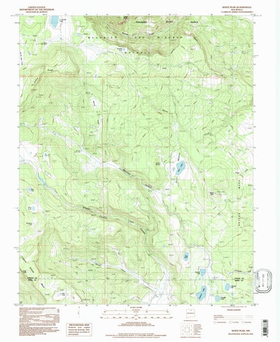 United States Geological Survey White Peak, NM (1994, 24000-Scale) digital map