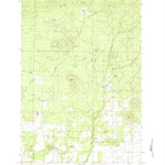 United States Geological Survey White Pine Buttes, WA (1983, 24000-Scale) digital map