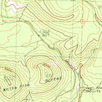 United States Geological Survey White Pine Buttes, WA (1983, 24000-Scale) digital map