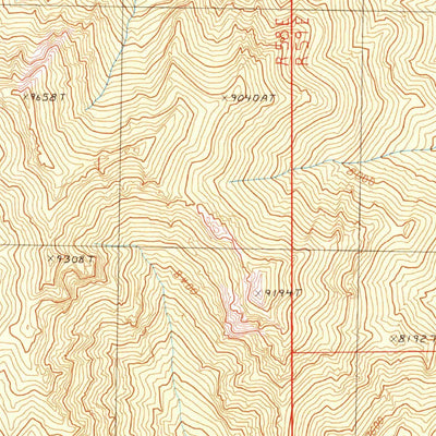 United States Geological Survey White Pine Peak, NV (1990, 24000-Scale) digital map