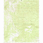 United States Geological Survey White Pine Peak, UT (1986, 24000-Scale) digital map