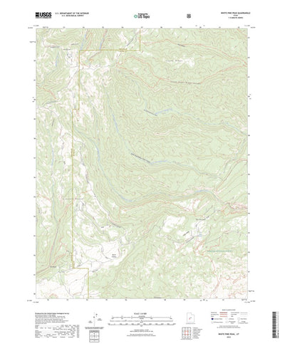 United States Geological Survey White Pine Peak, UT (2023, 24000-Scale) digital map