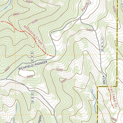 United States Geological Survey White Pine Peak, UT (2023, 24000-Scale) digital map