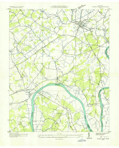 United States Geological Survey White Pine, TN (1935, 24000-Scale) digital map