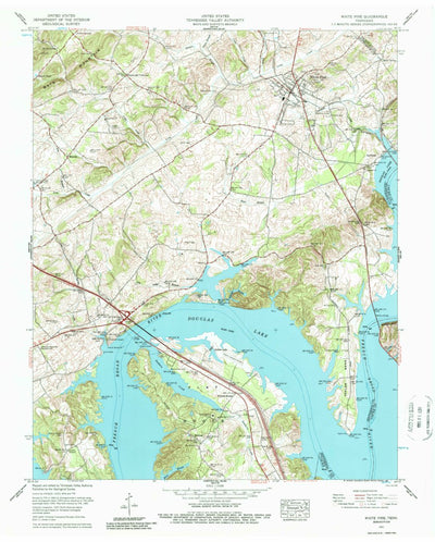 United States Geological Survey White Pine, TN (1961, 24000-Scale) digital map