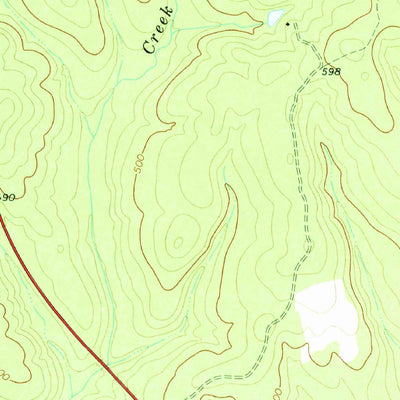 United States Geological Survey White Plains, GA (1972, 24000-Scale) digital map