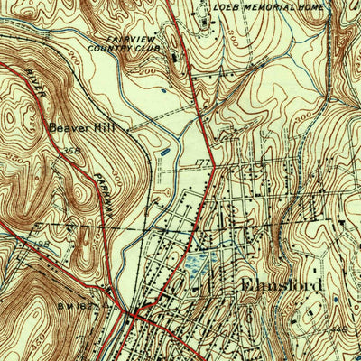 United States Geological Survey White Plains, NY (1938, 31680-Scale) digital map
