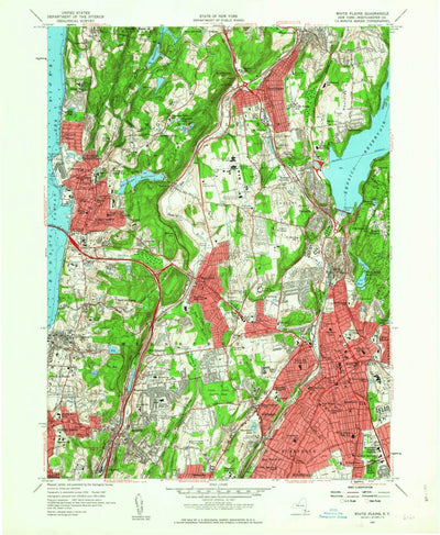 United States Geological Survey White Plains, NY (1957, 24000-Scale) digital map