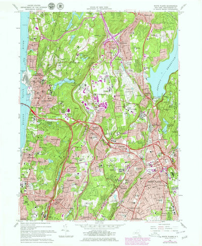 United States Geological Survey White Plains, NY (1967, 24000-Scale) digital map
