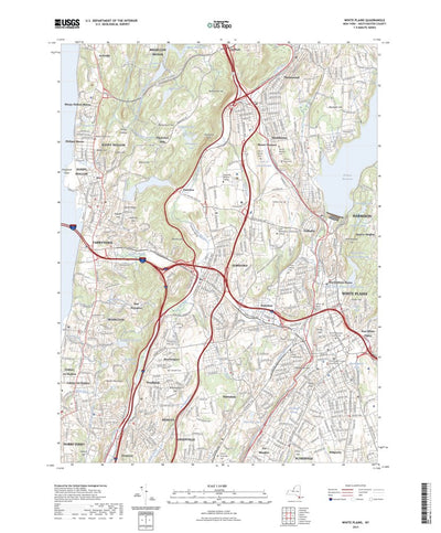 United States Geological Survey White Plains, NY (2023, 24000-Scale) digital map