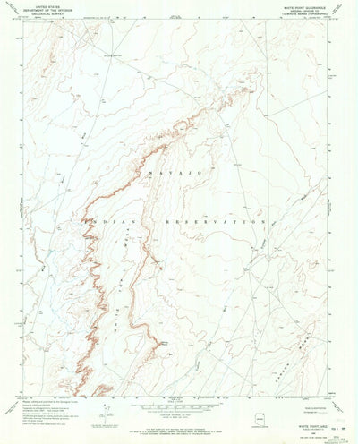 United States Geological Survey White Point, AZ (1968, 24000-Scale) digital map