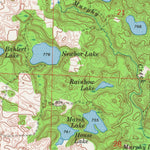 United States Geological Survey White Potato Lake, WI (1973, 24000-Scale) digital map