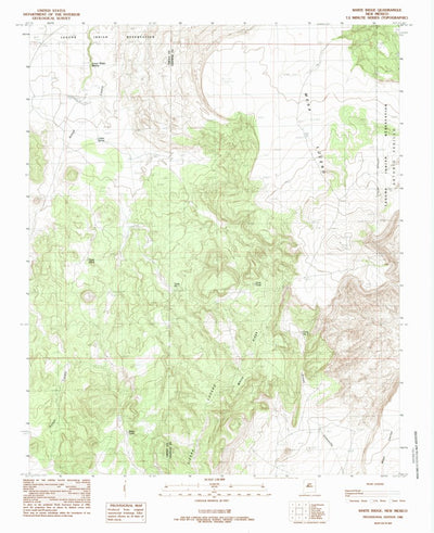 United States Geological Survey White Ridge, NM (1985, 24000-Scale) digital map