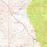 United States Geological Survey White River, CA (1952, 62500-Scale) digital map