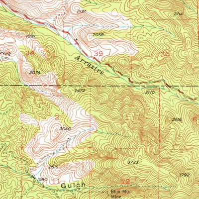 United States Geological Survey White River, CA (1952, 62500-Scale) digital map