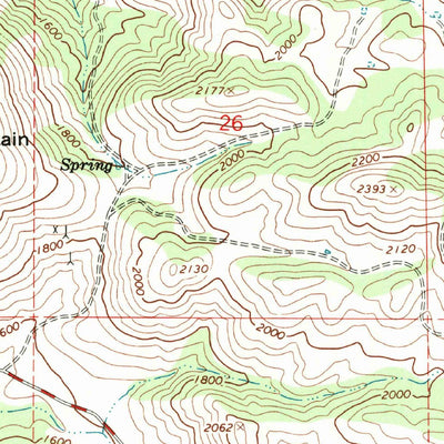 United States Geological Survey White River, CA (1965, 24000-Scale) digital map