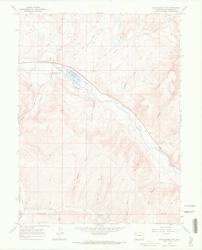 United States Geological Survey White River City, CO (1966, 24000-Scale) digital map