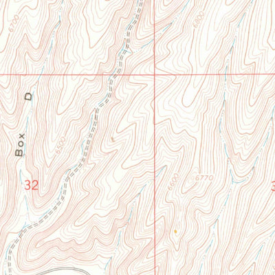United States Geological Survey White River City, CO (1966, 24000-Scale) digital map