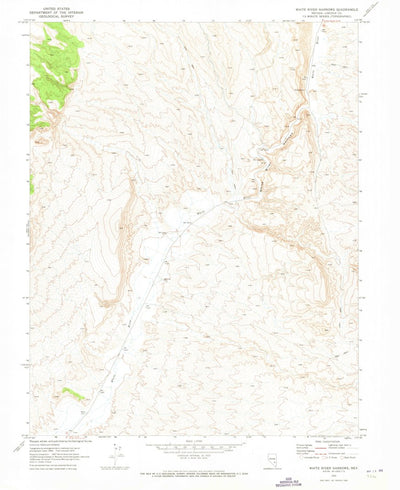United States Geological Survey White River Narrows, NV (1970, 24000-Scale) digital map