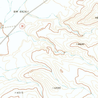 United States Geological Survey White River Narrows, NV (1970, 24000-Scale) digital map