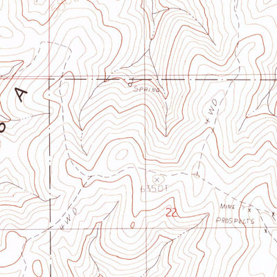 United States Geological Survey White Rock Canyon, NV (1991, 24000-Scale) digital map
