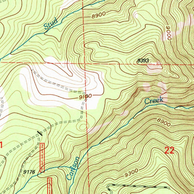 United States Geological Survey White Rock Canyon, WY (1992, 24000-Scale) digital map