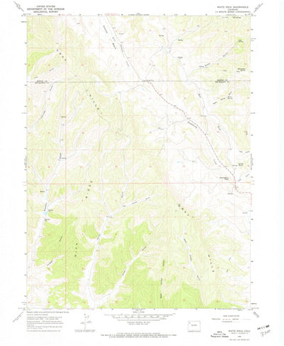 United States Geological Survey White Rock, CO (1966, 24000-Scale) digital map
