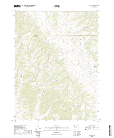 United States Geological Survey White Rock, CO (2022, 24000-Scale) digital map
