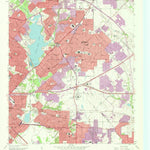 United States Geological Survey White Rock Lake, TX (1957, 24000-Scale) digital map
