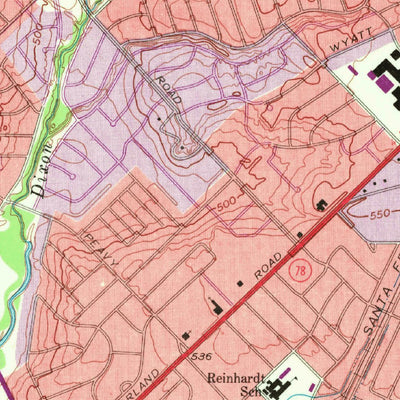 United States Geological Survey White Rock Lake, TX (1957, 24000-Scale) digital map