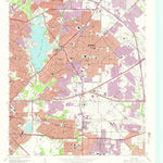 United States Geological Survey White Rock Lake, TX (1958, 24000-Scale) digital map