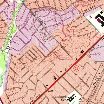 United States Geological Survey White Rock Lake, TX (1958, 24000-Scale) digital map
