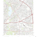 United States Geological Survey White Rock Lake, TX (2022, 24000-Scale) digital map