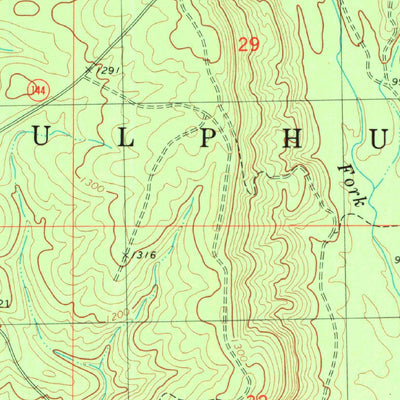 United States Geological Survey White Rock Mountain, OK (1982, 24000-Scale) digital map